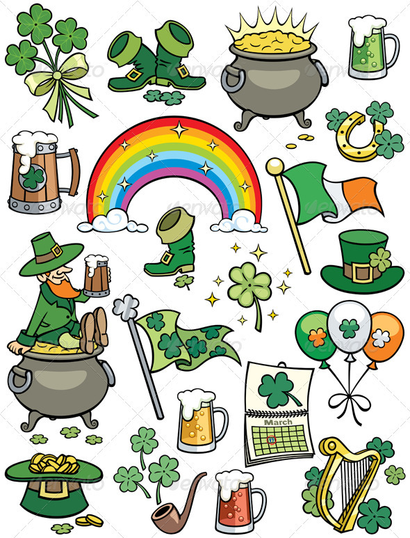Saint Patrick s Day Elements Saint Patrick s Day Elements