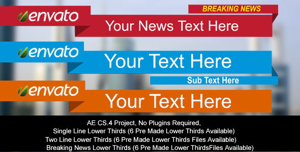 Lower Thirds Lower Thirds