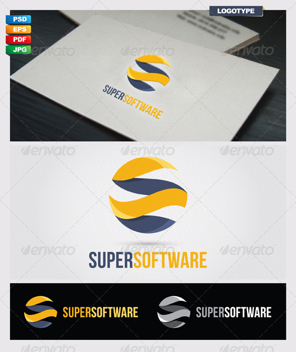 Super Software Logo Template - Vector Abstract
