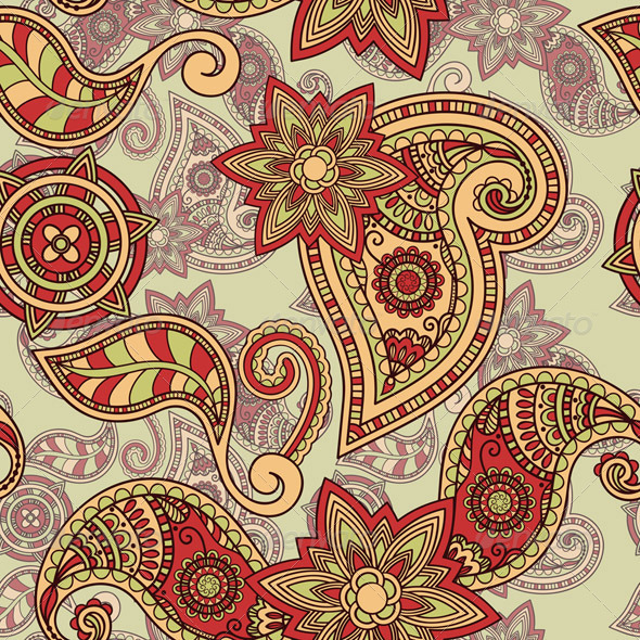 Vector Seamless Paisley Pattern Vector Seamless Paisley Pattern