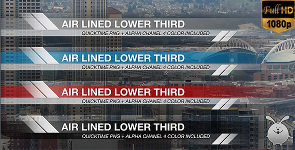 Air Lined Lower Third Air Lined Lower Third