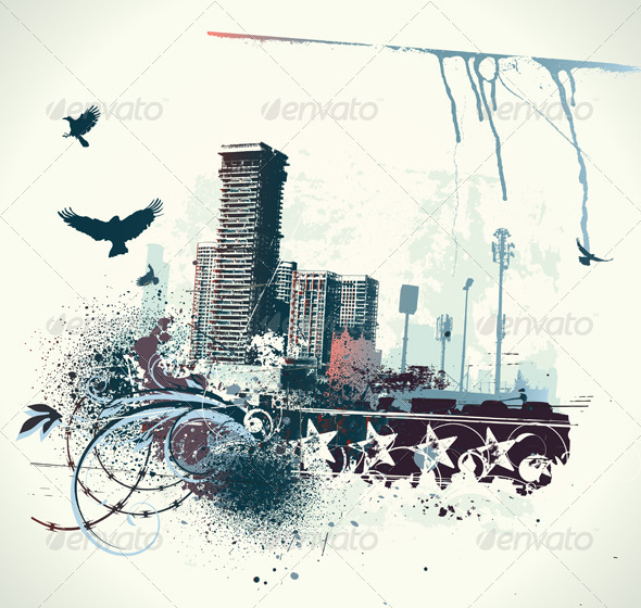 Urban background Urban background