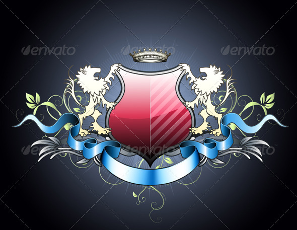 Heraldic shield Heraldic shield