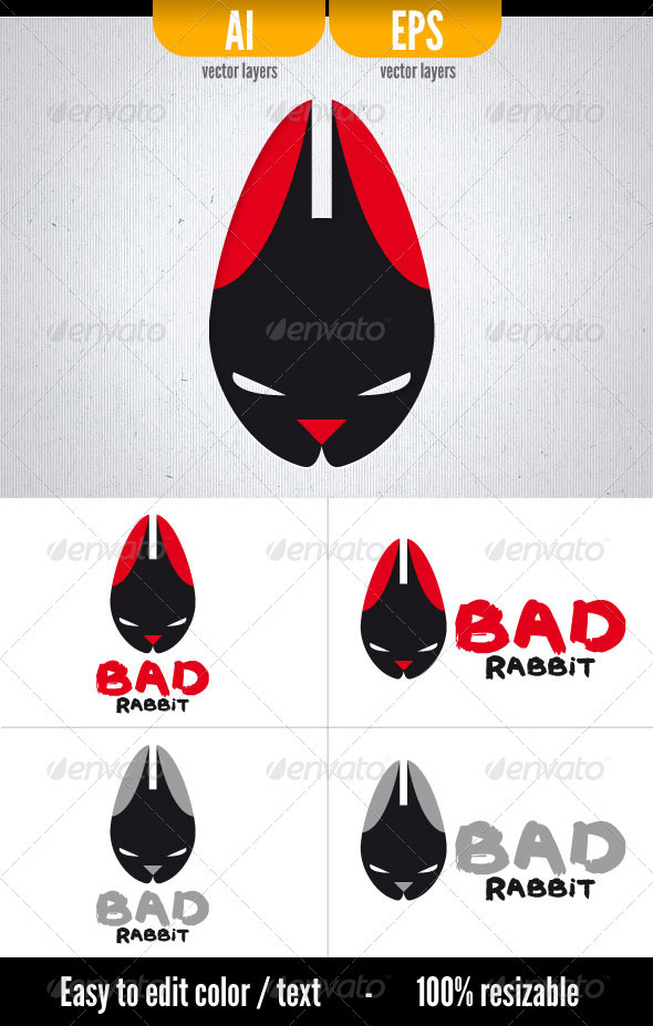 Download Bad Rabbit - Logo Template | GraphicRiver