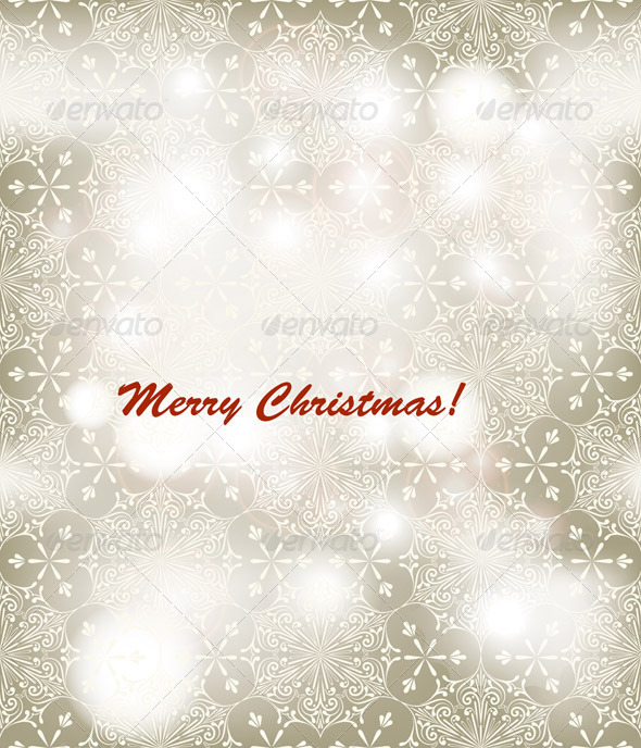 Vector Christmas Greeting Card