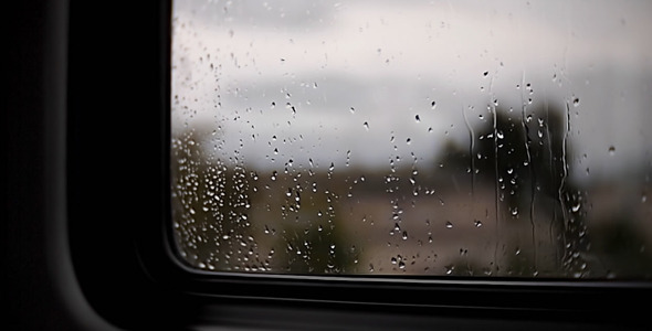 Drops On Glass In A Moving Train 1 Drops On Glass In A Moving Train 1