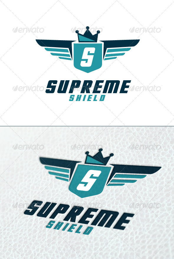 Supreme Shield Logo Template - Crests Logo Templates