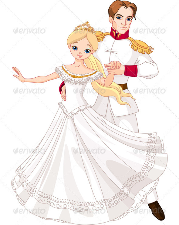 Dancing prince and princess Dancing prince and princess