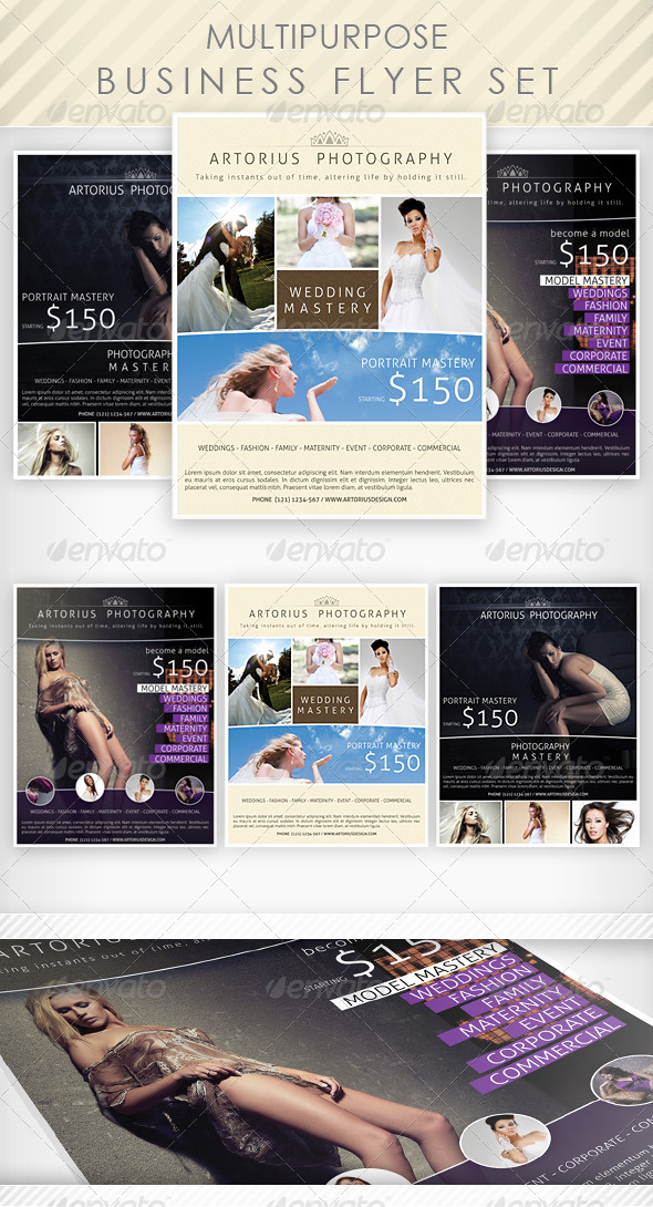 Multipurpose Business Flyer Set - Corporate Flyers
