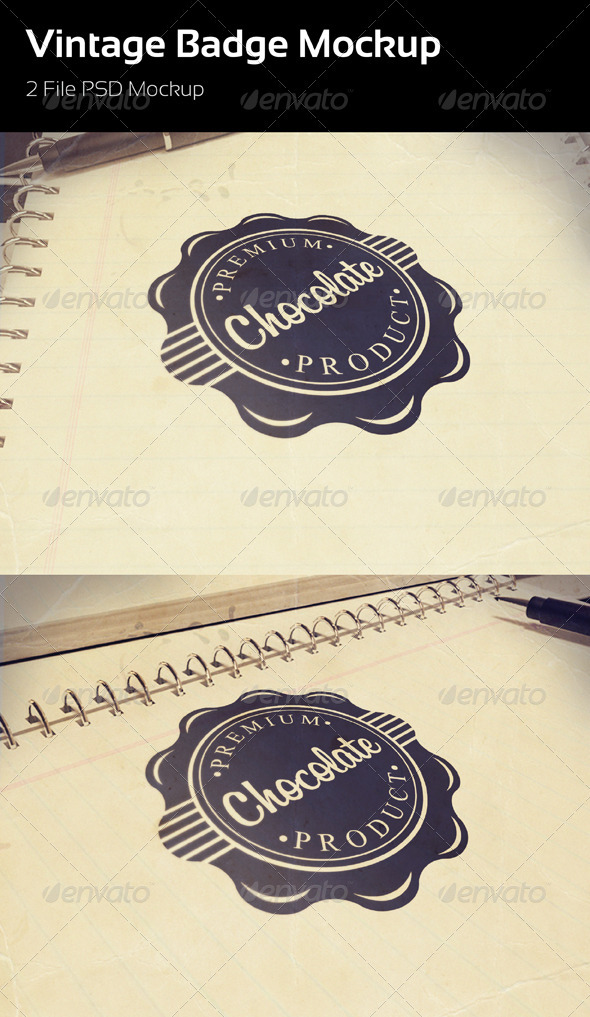 Vinatge Badge Mockup Vinatge Badge Mockup