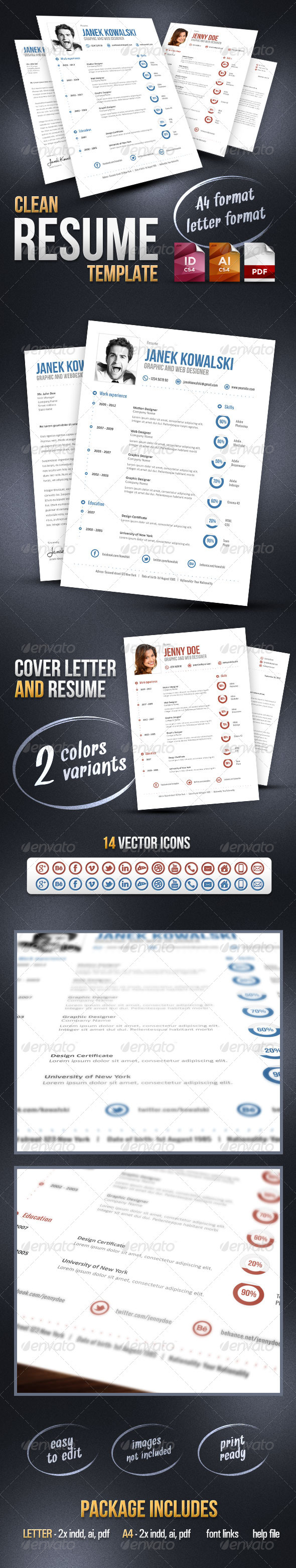 Clean Resume Template Clean Resume Template