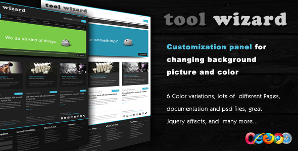 Tool Wizard 2 in 1 - Portfolio/Business template