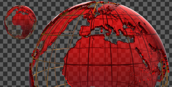Red Glass Globe Red Glass Globe