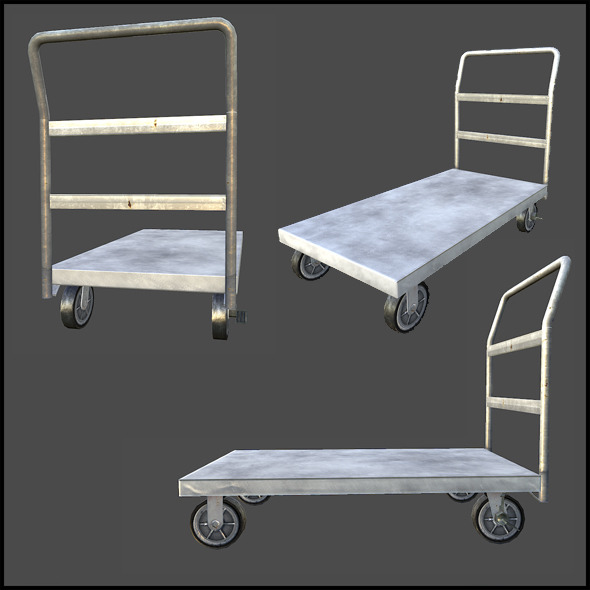 Platform Cart - 3DOcean Item for Sale