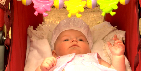 Newborn Baby In Pram Newborn Baby In Pram