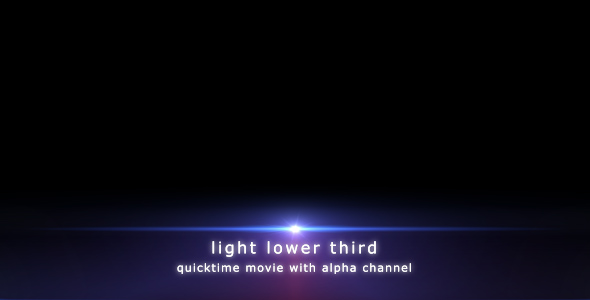 Light Lower Third Light Lower Third