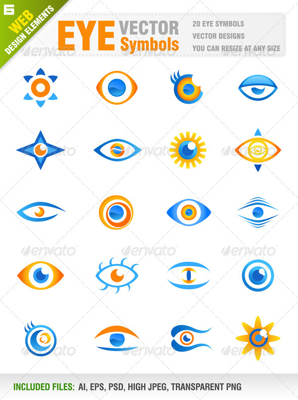 20 Eye Vector Icons 20 Eye Vector Icons