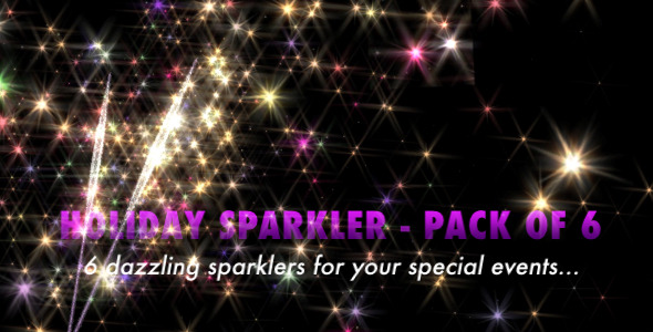 Holiday Sparkler Pack of 6 Holiday Sparkler Pack of 6