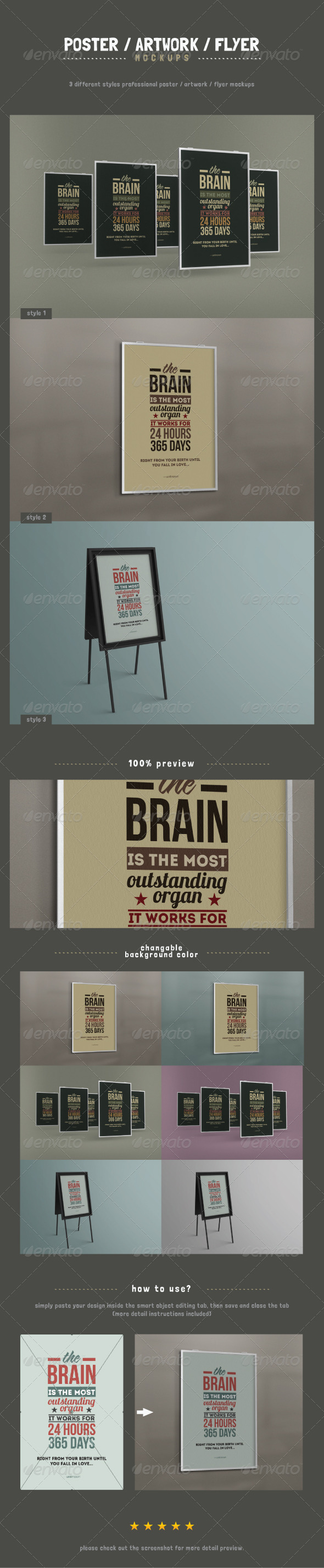Poster Artwork Flyer Mockups Poster Artwork Flyer Mockups