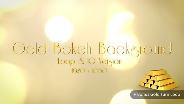 Gold Bokeh Background Gold Bokeh Background