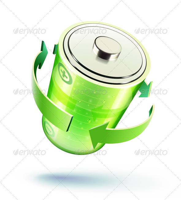 Green battery icon Green battery icon
