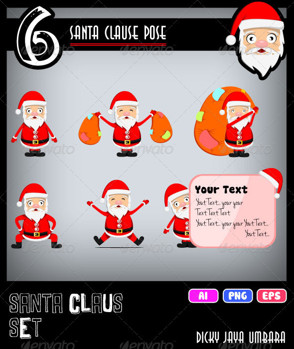 Santa Claus Set Santa Claus Set