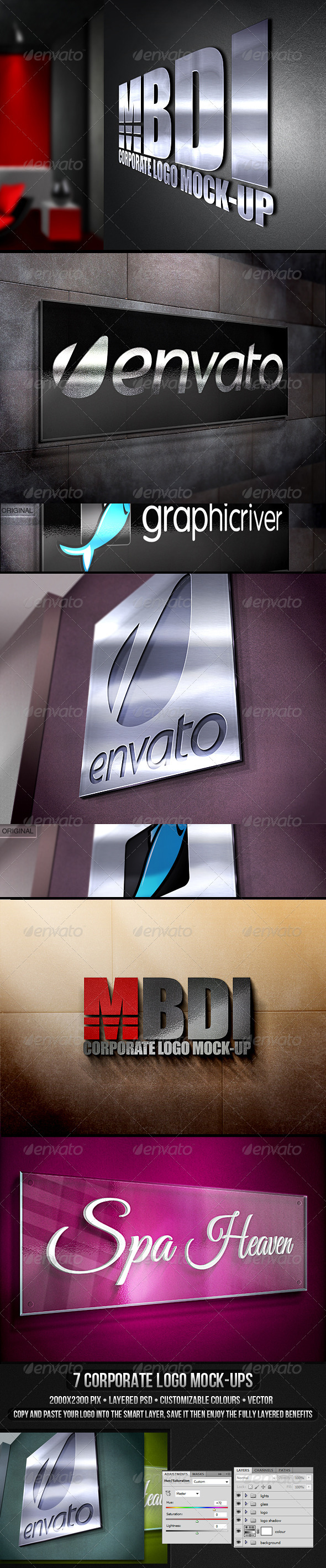 Corporate Logo Mock-up Corporate Logo Mock-up