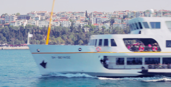 Istanbul Bosphorus Ferry Close Up Istanbul Bosphorus Ferry Close Up