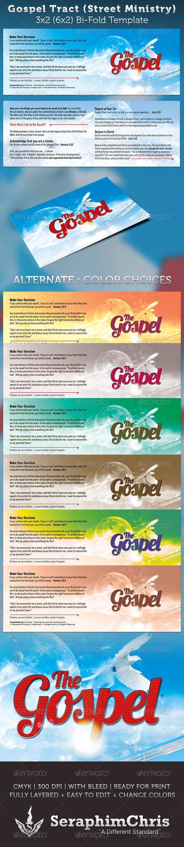 Gospel Tract Bi-Fold Template Gospel Tract Bi-Fold Template