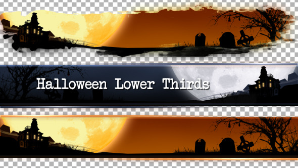 Halloween Lower Thirds Halloween Lower Thirds