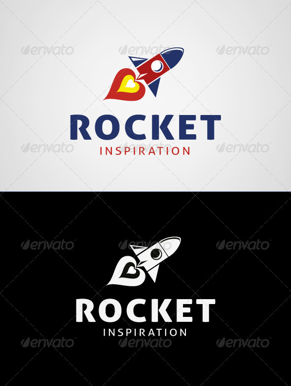 Rocket Inspiration Logo Template Rocket Inspiration Logo Template