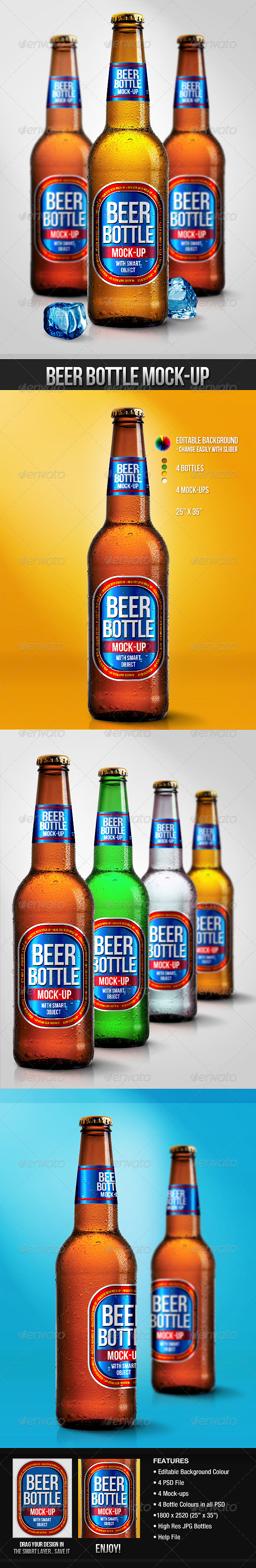 Beer Bottle Mock-Ups