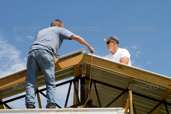 Roofing Construction Workers