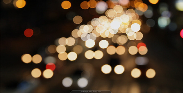 Traffic Light Bokeh Flowing Slow Traffic Light Bokeh Flowing Slow