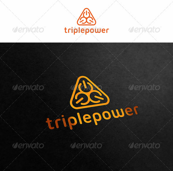 Triple Power - Symbols Logo Templates