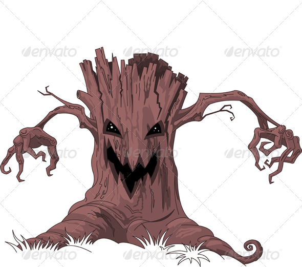 GraphicRiver Scary Tree 3142825 GraphicRiver Scary Tree 3142825