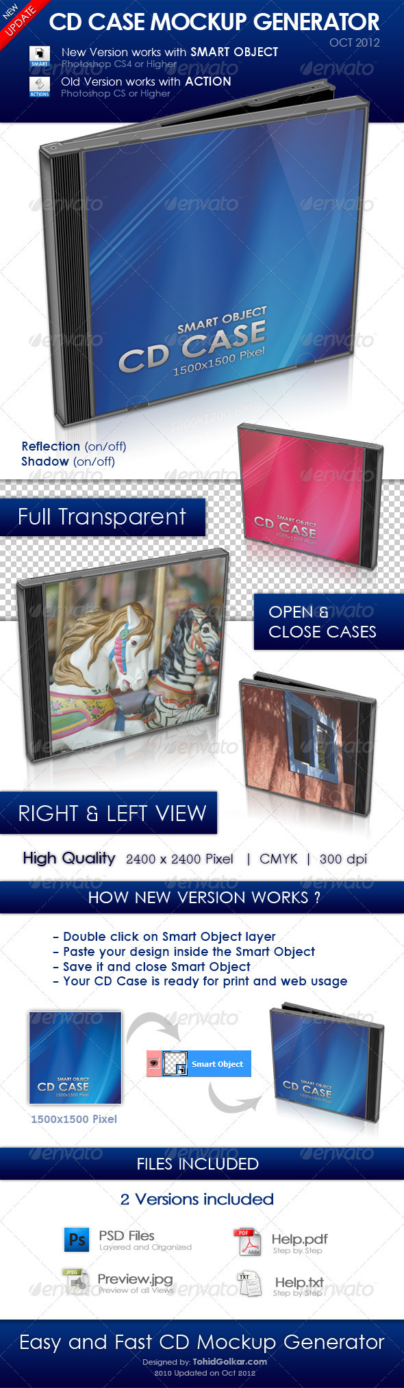 CD Case Mockup Generator - Utilities Actions