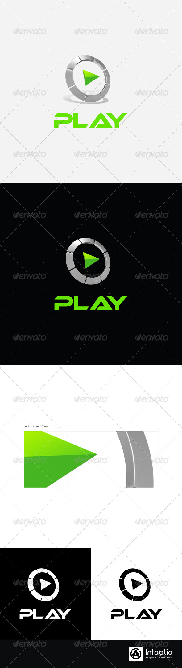 Gaming / Multimedia Logo - Play