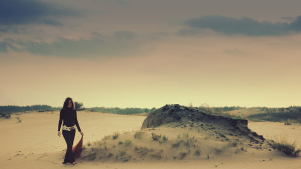Woman in Desert Woman in Desert