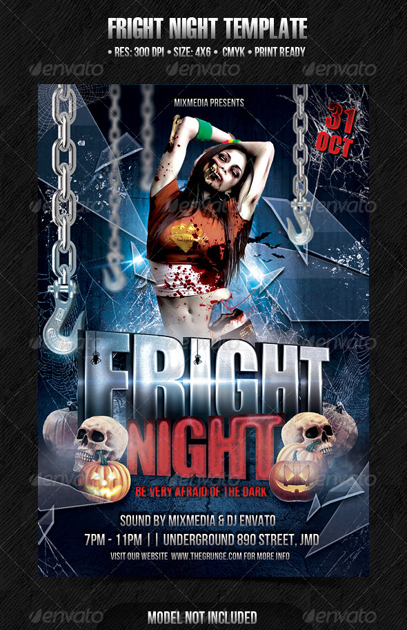 Fright Night Template Fright Night Template