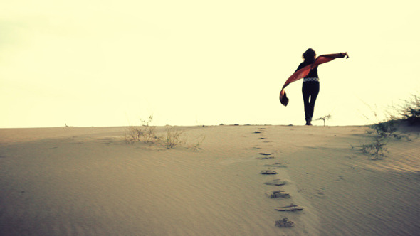 Woman on Dunes Woman on Dunes