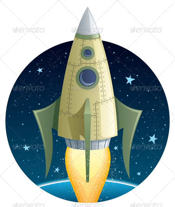 Rocket in Space