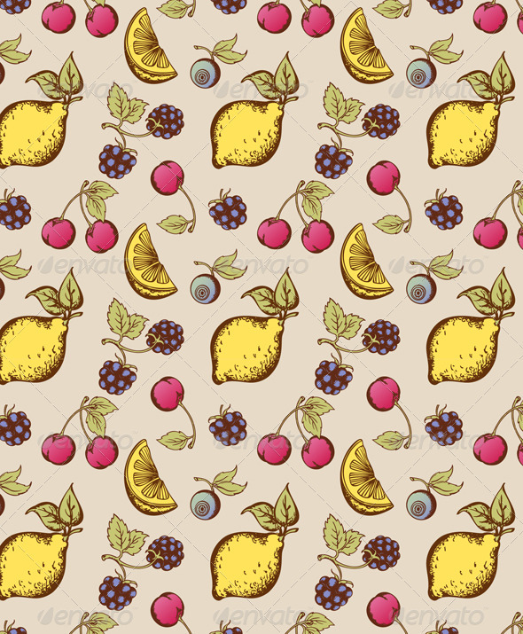 Fruit  Seamless Pattern