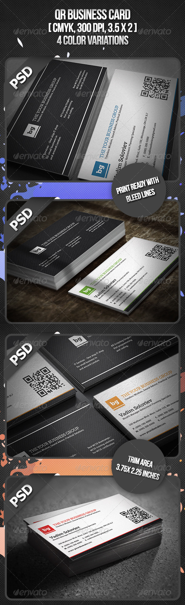 QR Business Card - Corporate Business Cards