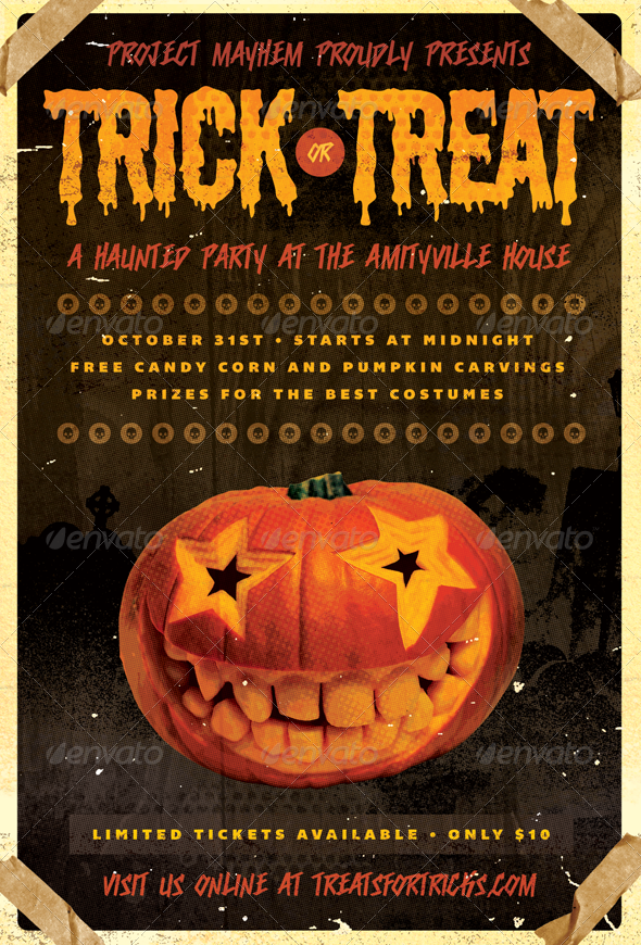 Tricked Treats - Halloween Flyer Template
