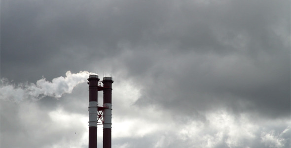 Chimneys Of A Power Station Chimneys Of A Power Station
