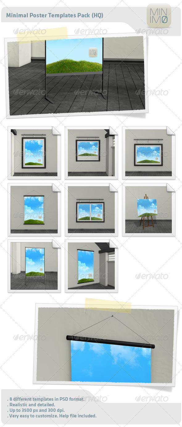 Minimal Poster Templates Pack HR Minimal Poster Templates Pack HR