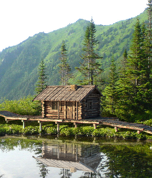 Old wooden siberian house - 3DOcean Item for Sale