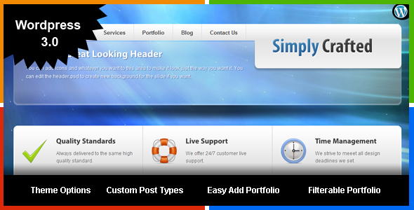 Simply Crafted - Wordpress 3.0