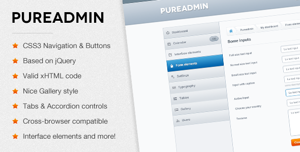 Pure Admin - Modern & Clean Admin Template